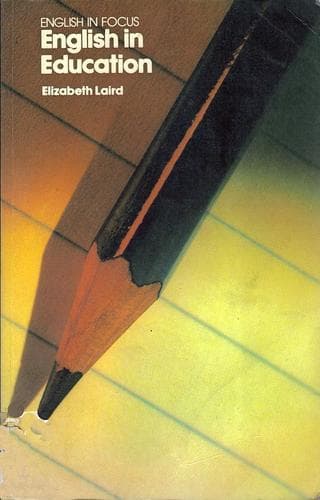 Cover of English in education by Elizabeth Laird