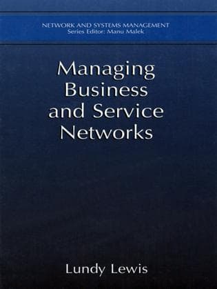 Cover of Managing business and service networks by Lundy Lewis