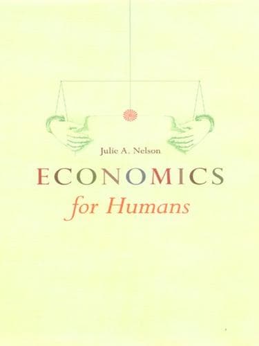 Cover of Economics for humans by Julie A. Nelson