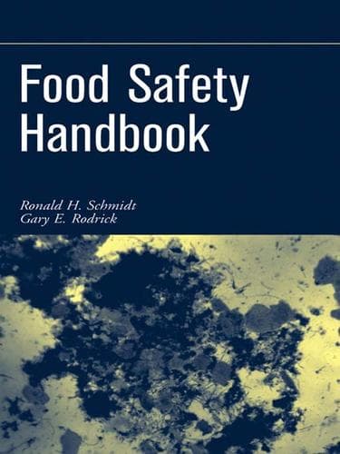 Cover of Food safety handbook by Ronald H. Schmidt