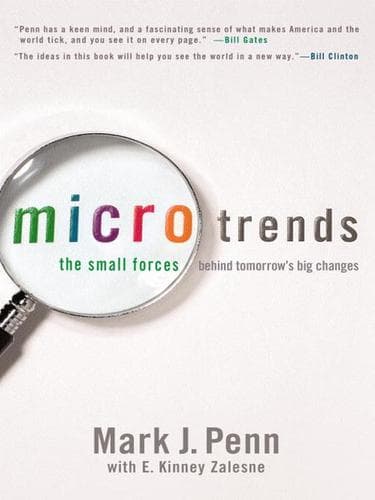 Cover of Microtrends by Mark J. Penn