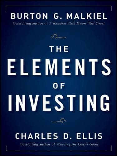 Cover of The Elements of Investing by Burton Gordon Malkiel