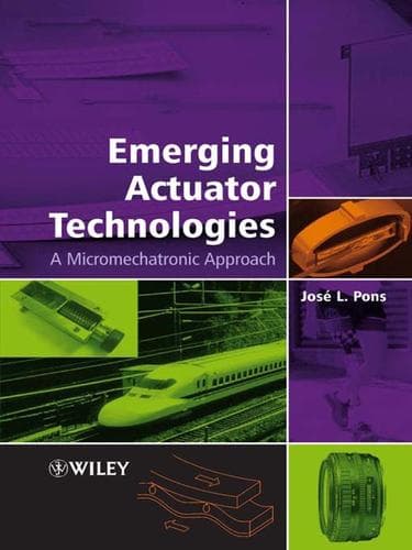 Cover of Emerging actuator technologies by José L. Pons