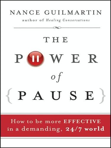 Cover of The power of pause by Nance Guilmartin