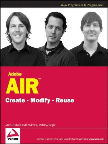 Cover of Adobe AIR by Marc Leuchner