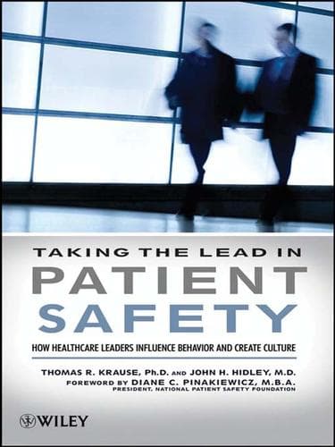 Cover of Taking the lead in patient safety by Thomas R. Krause