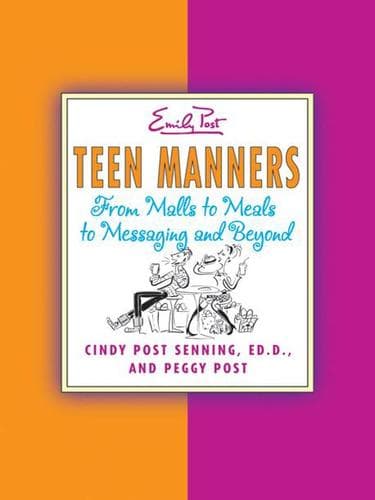 Cover of Teen manners by Cindy Post Senning