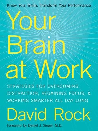 Cover of Your brain at work by David Rock