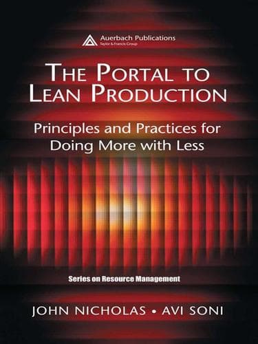 Cover of The portal to lean production by John M. Nicholas