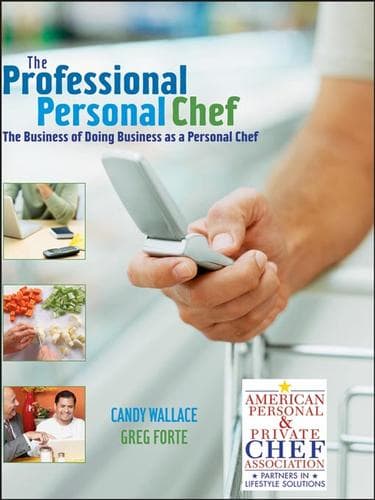Cover of The professional personal chef by Candy Wallace