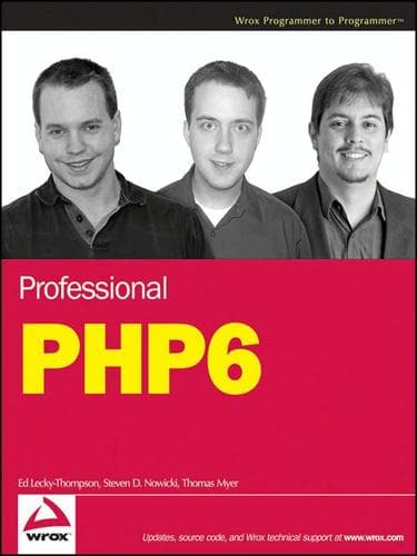 Cover of Professional PHP 6 by Ed Lecky-Thompson