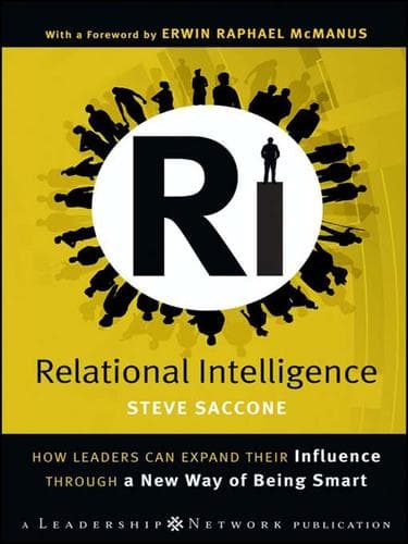 Cover of Relational intelligence by Steve Saccone