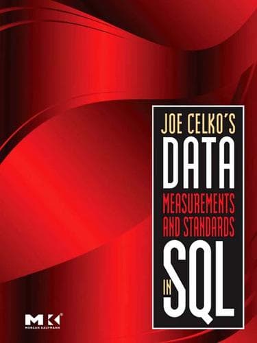 Cover of Joe Celko's data, measurements, and standards in SQL by Joe Celko
