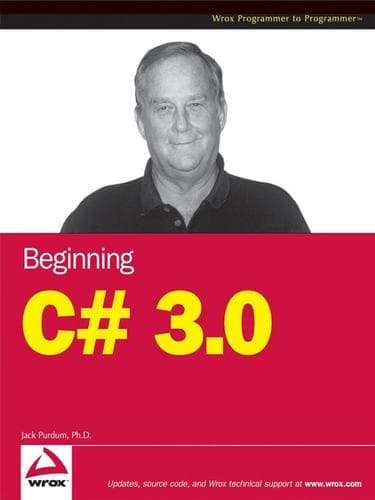 Cover of Beginning C♯ 3.0 by Jack J. Purdum