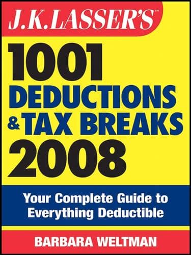 Cover of J.K. Lasser's 1001 deductions and tax breaks by Barbara Weltman