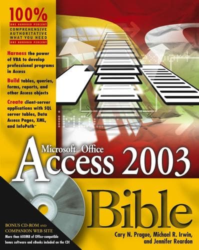 Cover of Access 2003 bible by Cary N. Prague
