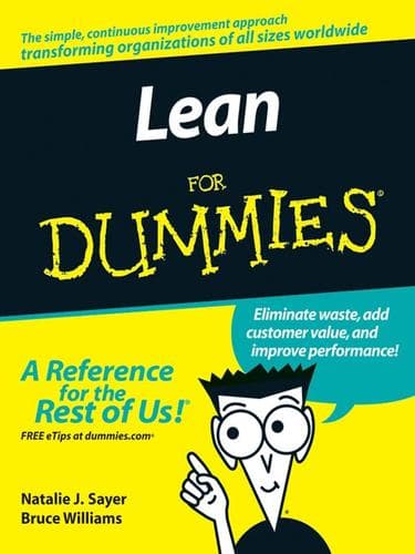 Cover of Lean for dummies by Natalie Sayer