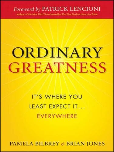 Cover of Ordinary greatness by Pamela Bilbrey