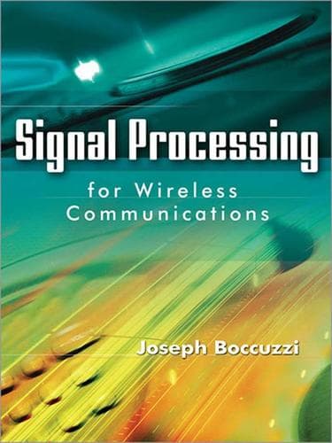 Cover of Signal processing for wireless communications by Joseph Boccuzzi