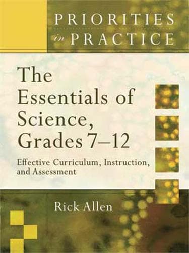 Cover of The essentials of science, grades 7-12 by Rick Allen