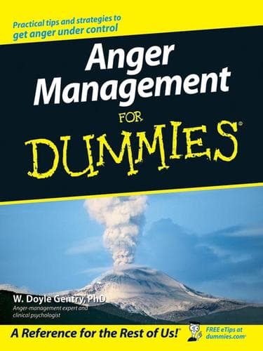 Cover of Anger management for dummies by W. Doyle Gentry