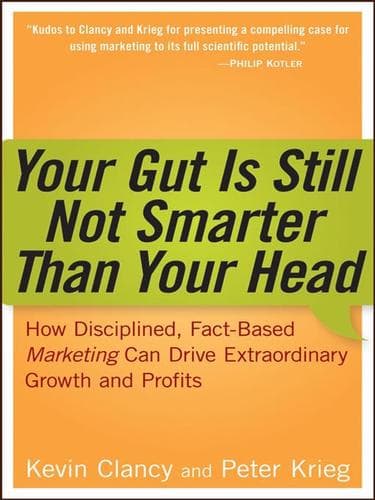 Cover of Your gut is still not smarter than your head by Kevin J. Clancy