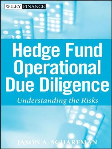 Cover of Hedge fund operational due diligence by Jason A. Scharfman