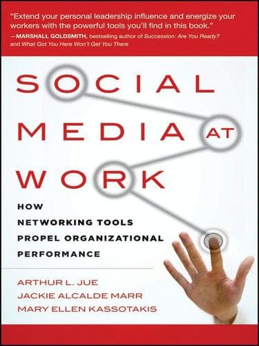 Cover of Social media at work by Arthur L. Jue