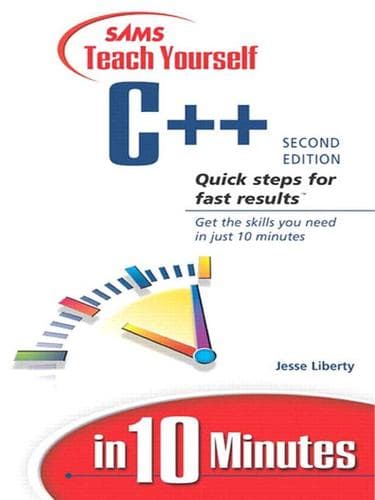 Cover of Sams teach yourself C[plus plus] in 10 minutes by Jesse Liberty