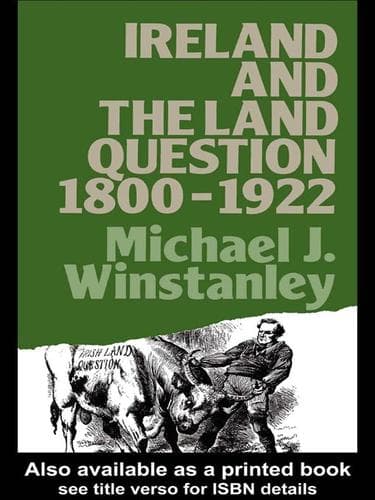 Cover of Ireland and the land question 1800-1922 by Michael J. Winstanley