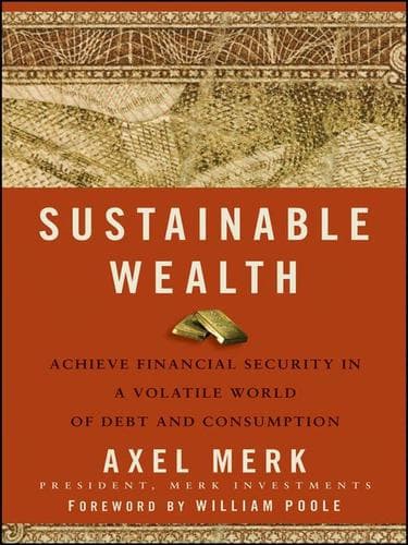 Cover of Sustainable wealth by Axel Merk