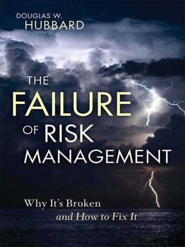 Cover of The failure of risk management by Douglas W. Hubbard