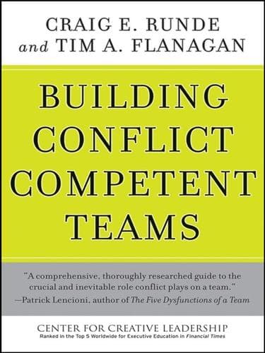 Cover of Building conflict competent teams by Craig E. Runde