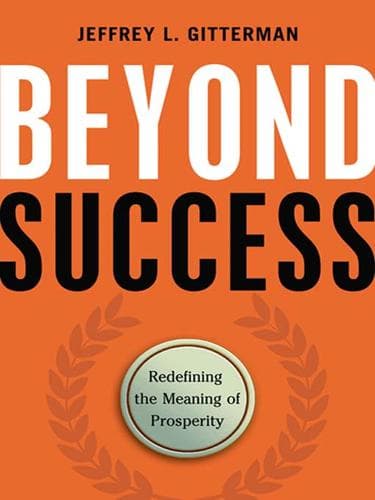 Cover of Beyond success by Jeffrey L. Gitterman