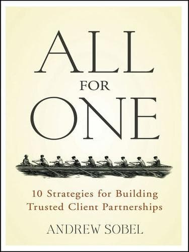 Cover of All for one by Andrew Sobel