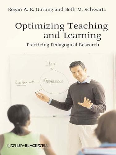 Cover of Optimizing Teaching and Learning by Regan A. R. Gurung