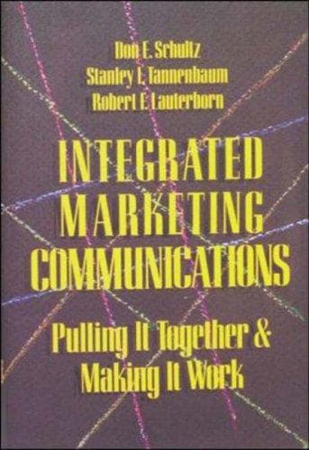 Cover of Integrated marketing communications by Don E. Schultz