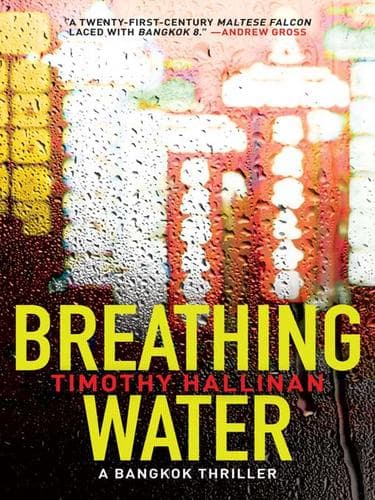 Cover of Breathing water by Timothy Hallinan