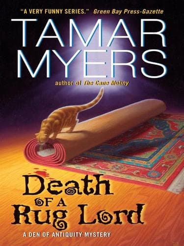 Cover of Death of a Rug Lord by Tamar Myers