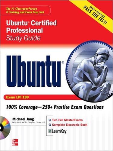 Cover of Ubuntu certified professional study guide (Exam LPI-199) by Michael H. Jang