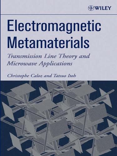 Cover of Electromagnetic metamaterials by Christophe Caloz
