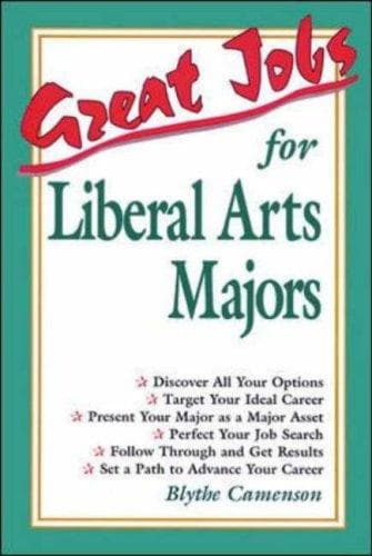 Cover of Great jobs for liberal arts majors by Blythe Camenson