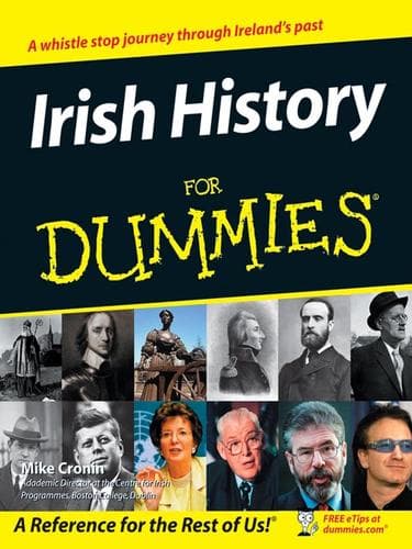 Cover of Irish history for dummies by Mike Cronin