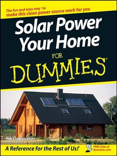 Cover of Solar power your home for dummies by Rik DeGunther
