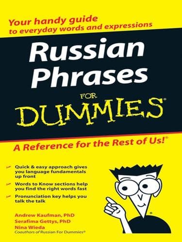 Cover of Russian phrases for dummies by Andrew Kaufman