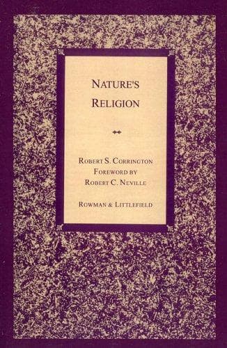 Cover of Nature's Religion by Robert S. Corrington
