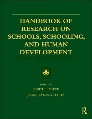 Cover of Handbook of Research on Schools, Schooling and Human Development by Judith Meece