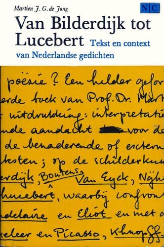 Cover of Van Bilderdijk tot Lucebert by Martien Jacobus Gerardus de Jong
