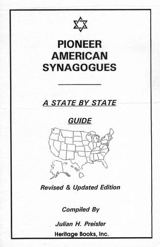 Cover of Pioneer American synagogues by Julian H. Preisler