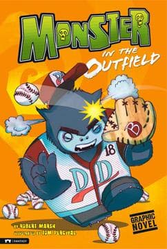 Cover of Monster in the outfield by Robert Marsh
